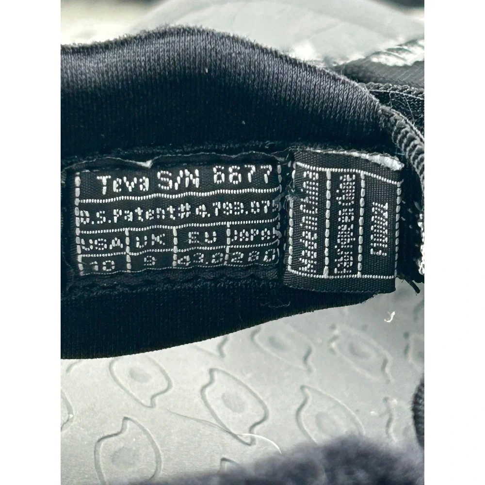 Teva Terra Fi 2 Men Black Grey Hiking Sport Sandals 6677 Size 10